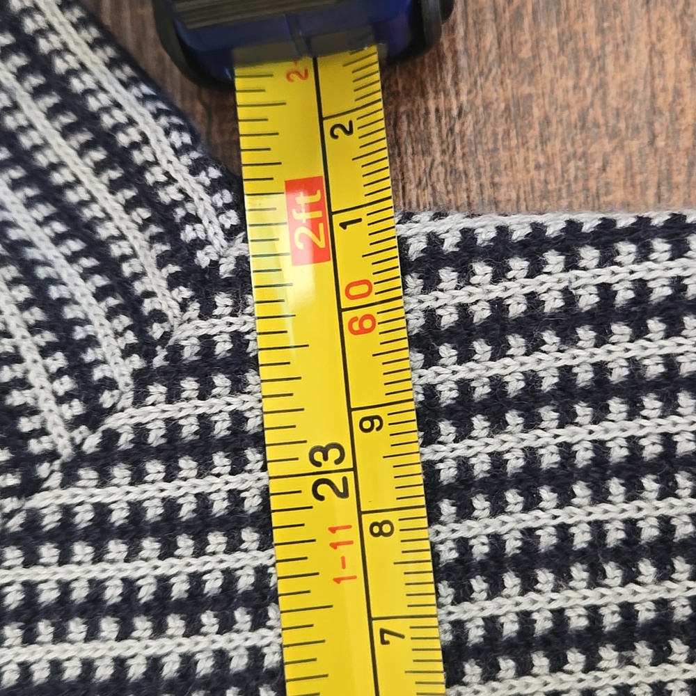 Max N Chester Navy Cream Knit Polo XXL Classic Retro - Picture 5 of 7